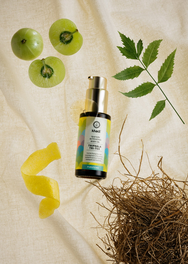 khadi Huile Triphala Tritox – face avant