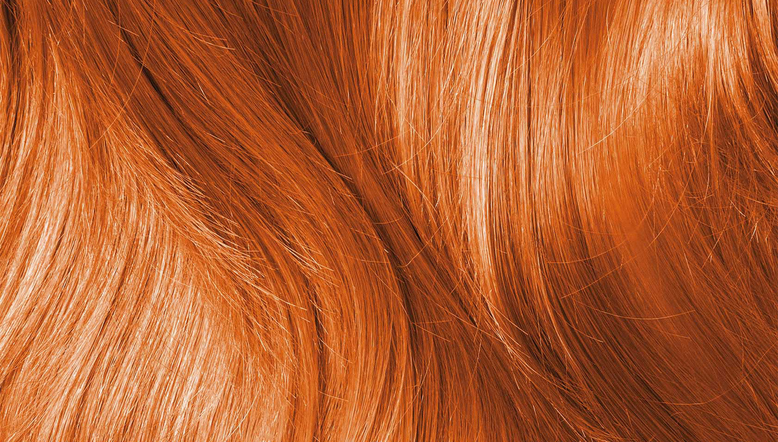 Image de cuivre, couleur végétale transversale des cheveux de khadi