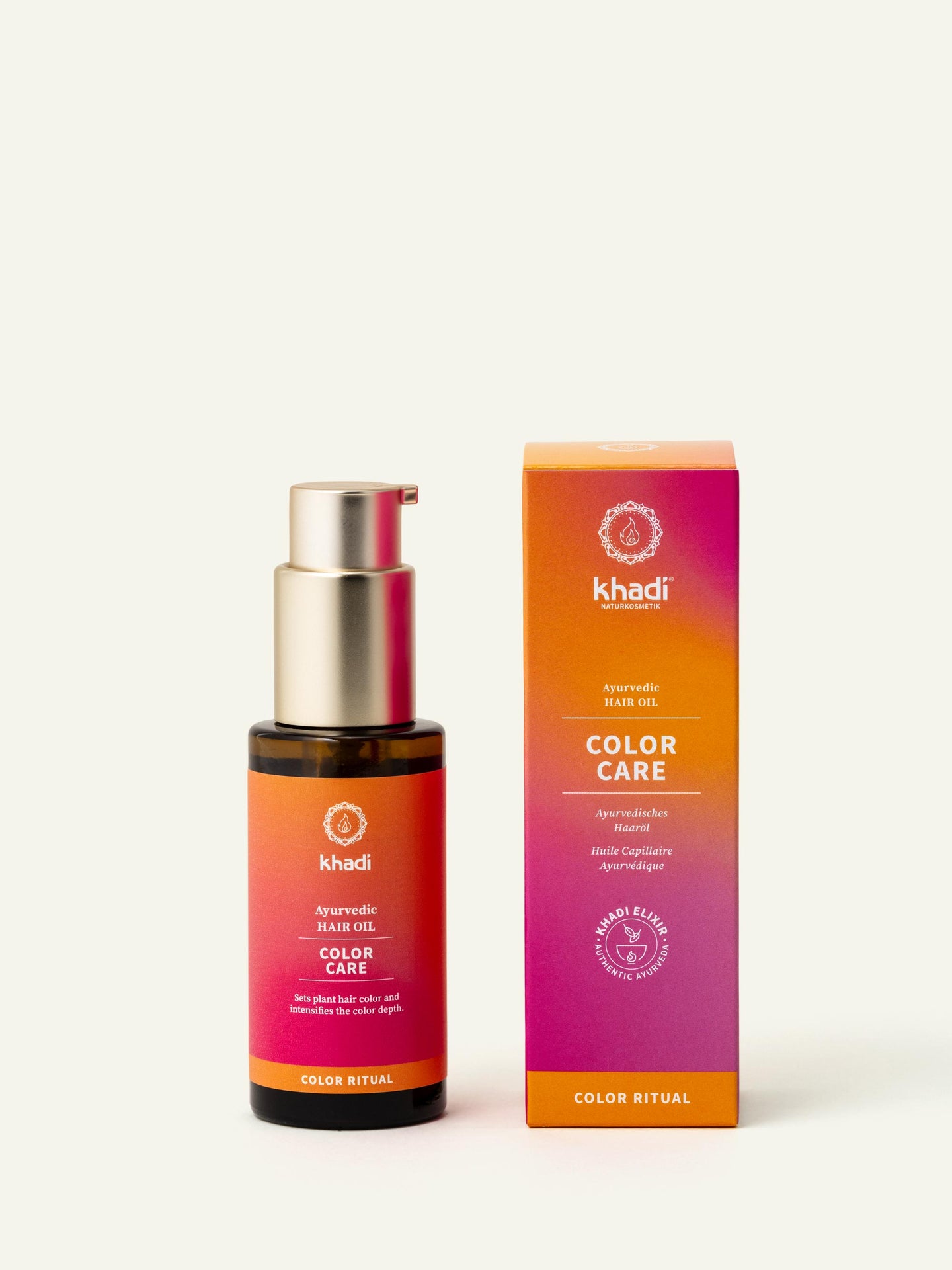 khadi Huile capillaire Color Care – pack groupe