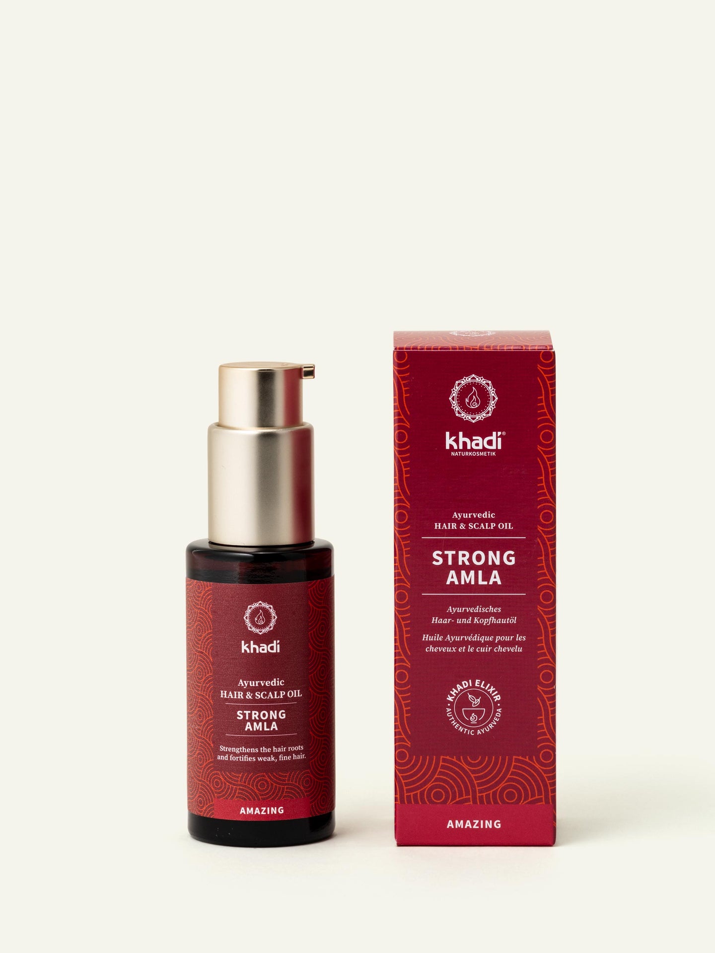 khadi Huile capillaire Strong Amla – pack groupe
