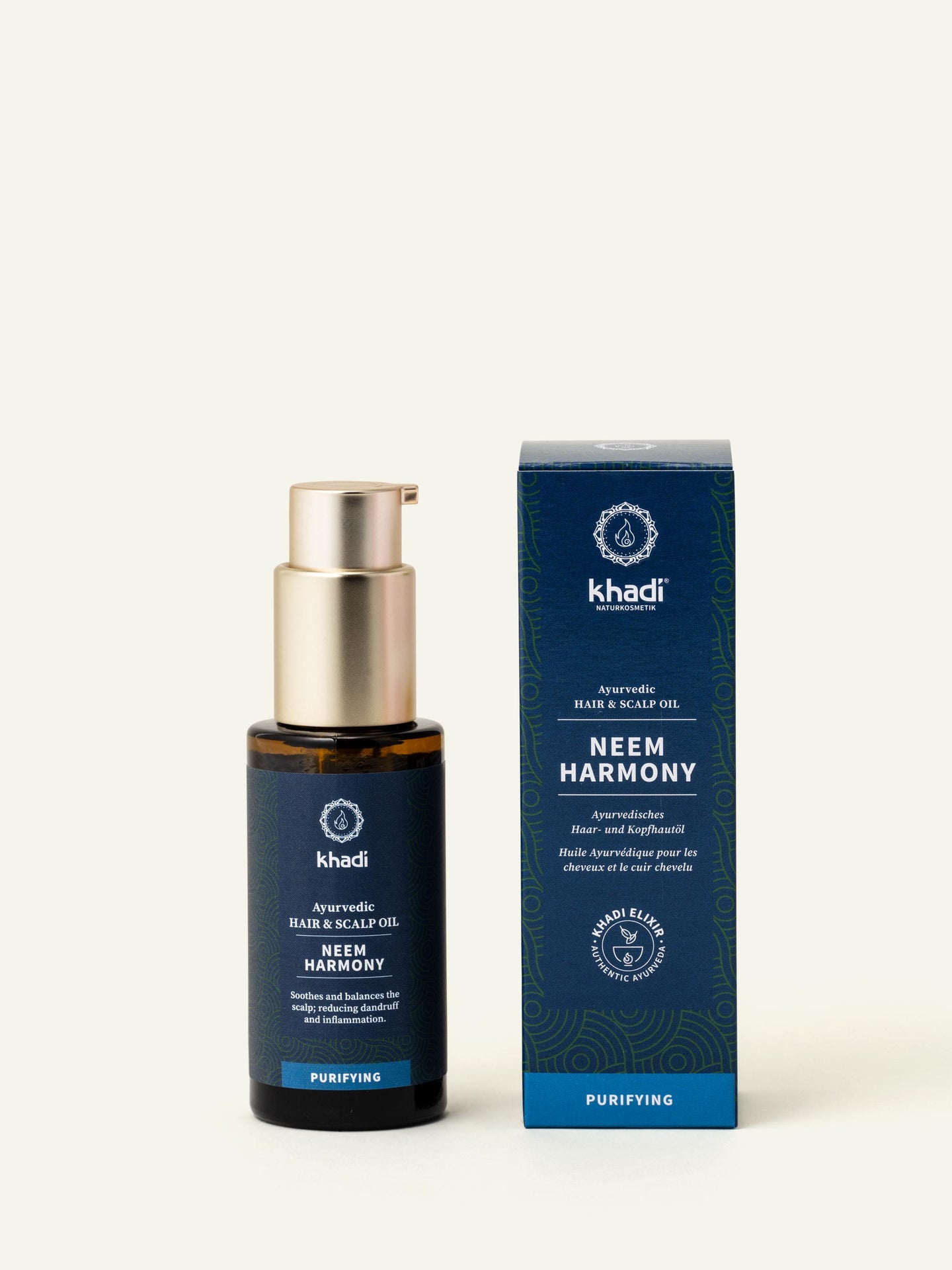 khadi Huile capillaire Neem Harmony – pack groupe