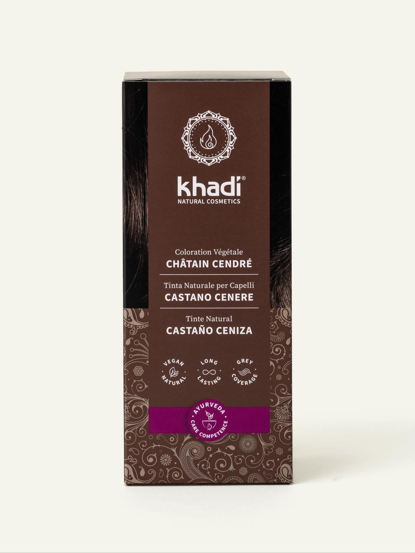 khadi Coloration naturelle – Châtain cendré