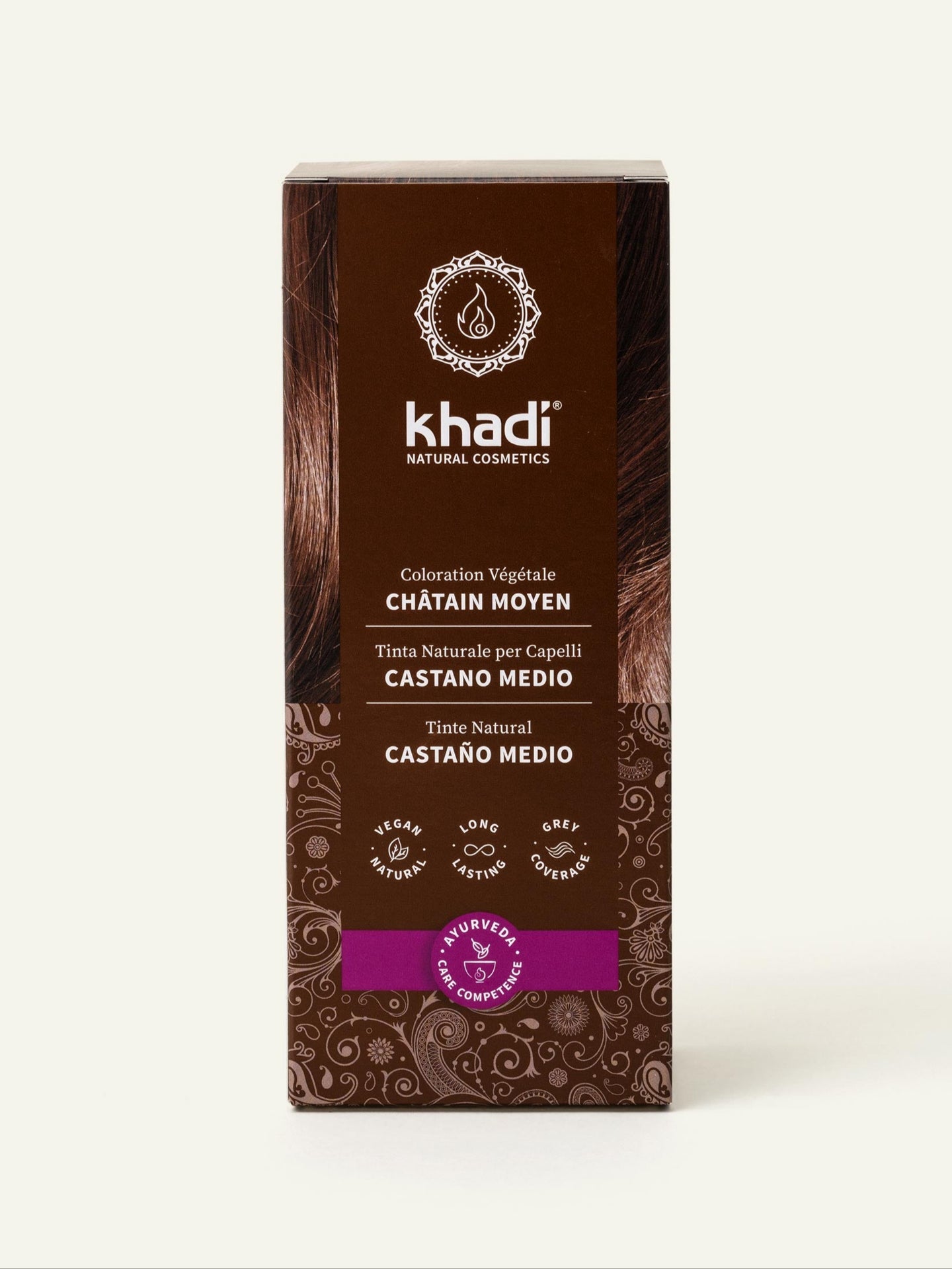 khadi Coloration naturelle – Châtain moyen