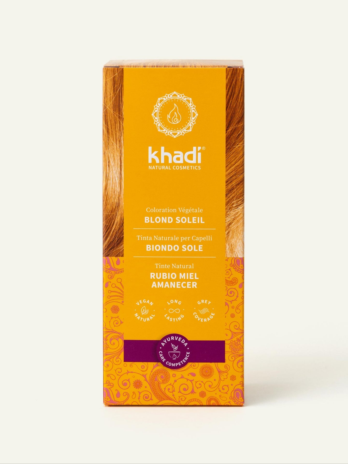khadi Coloration naturelle – Blond soleil
