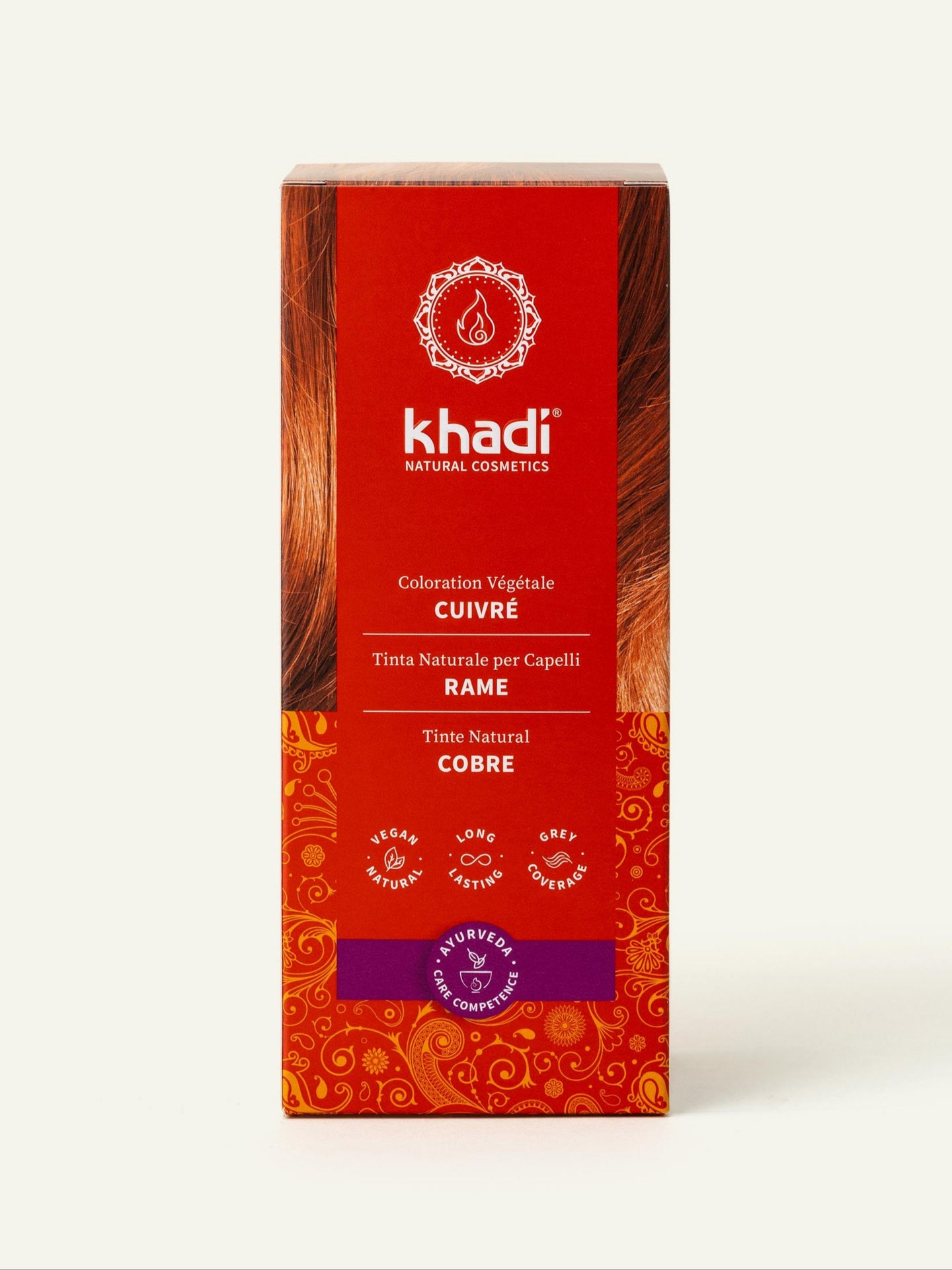khadi Coloration naturelle – Cuivre intense