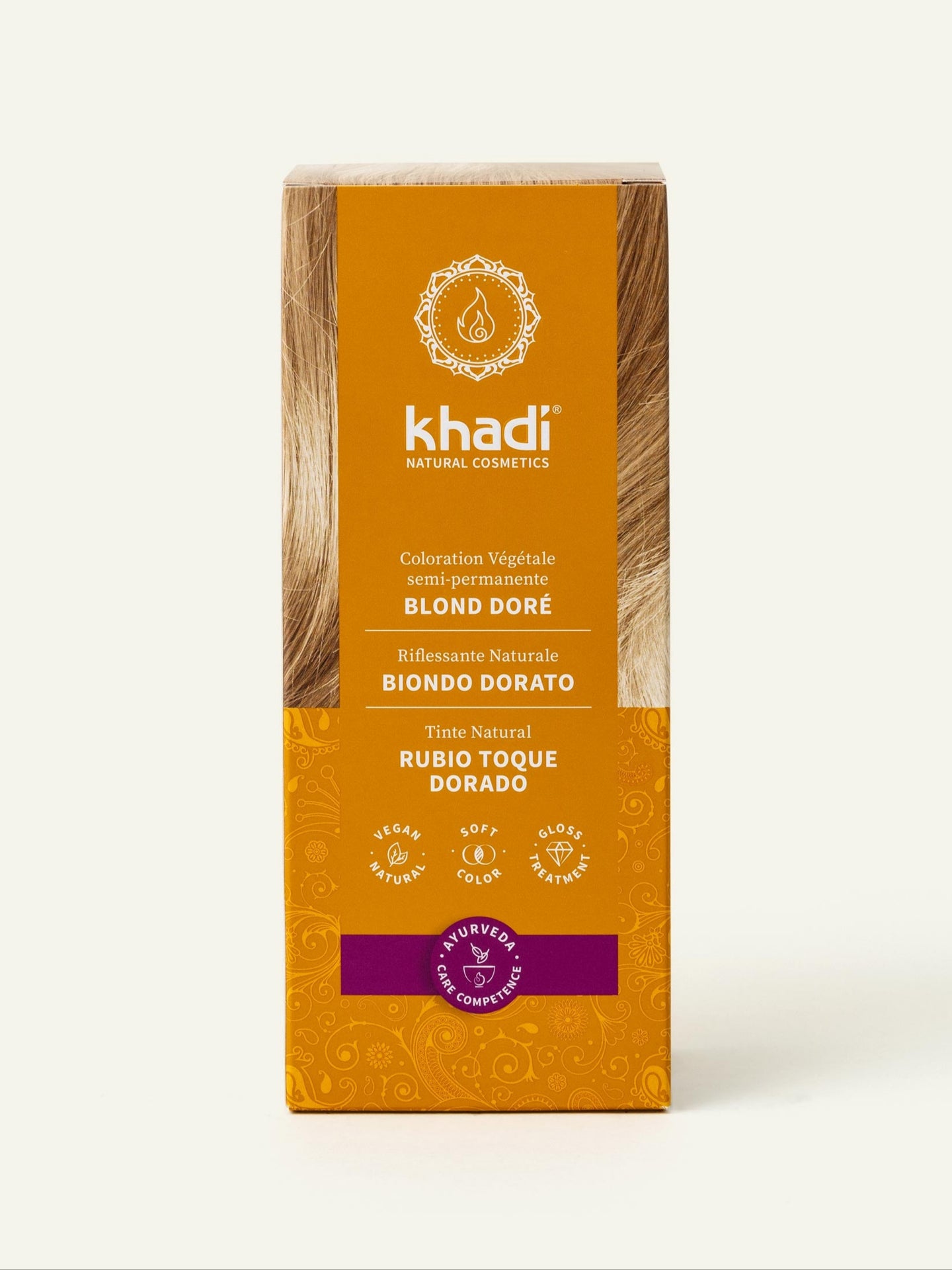 khadi Coloration naturelle – Blond doré