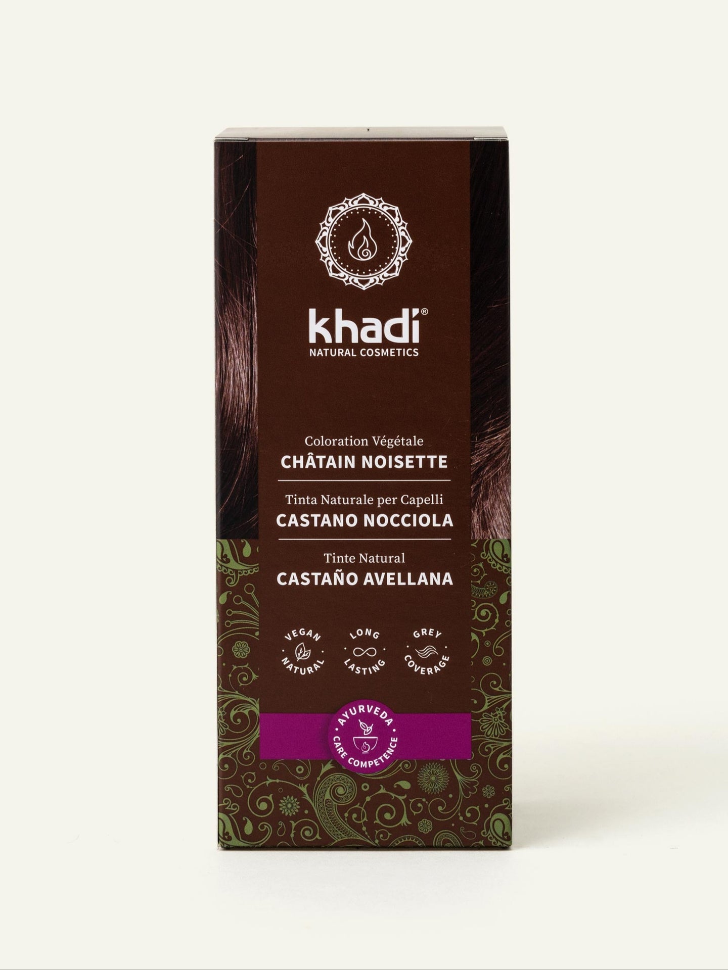 khadi Coloration naturelle – Châtain noisette