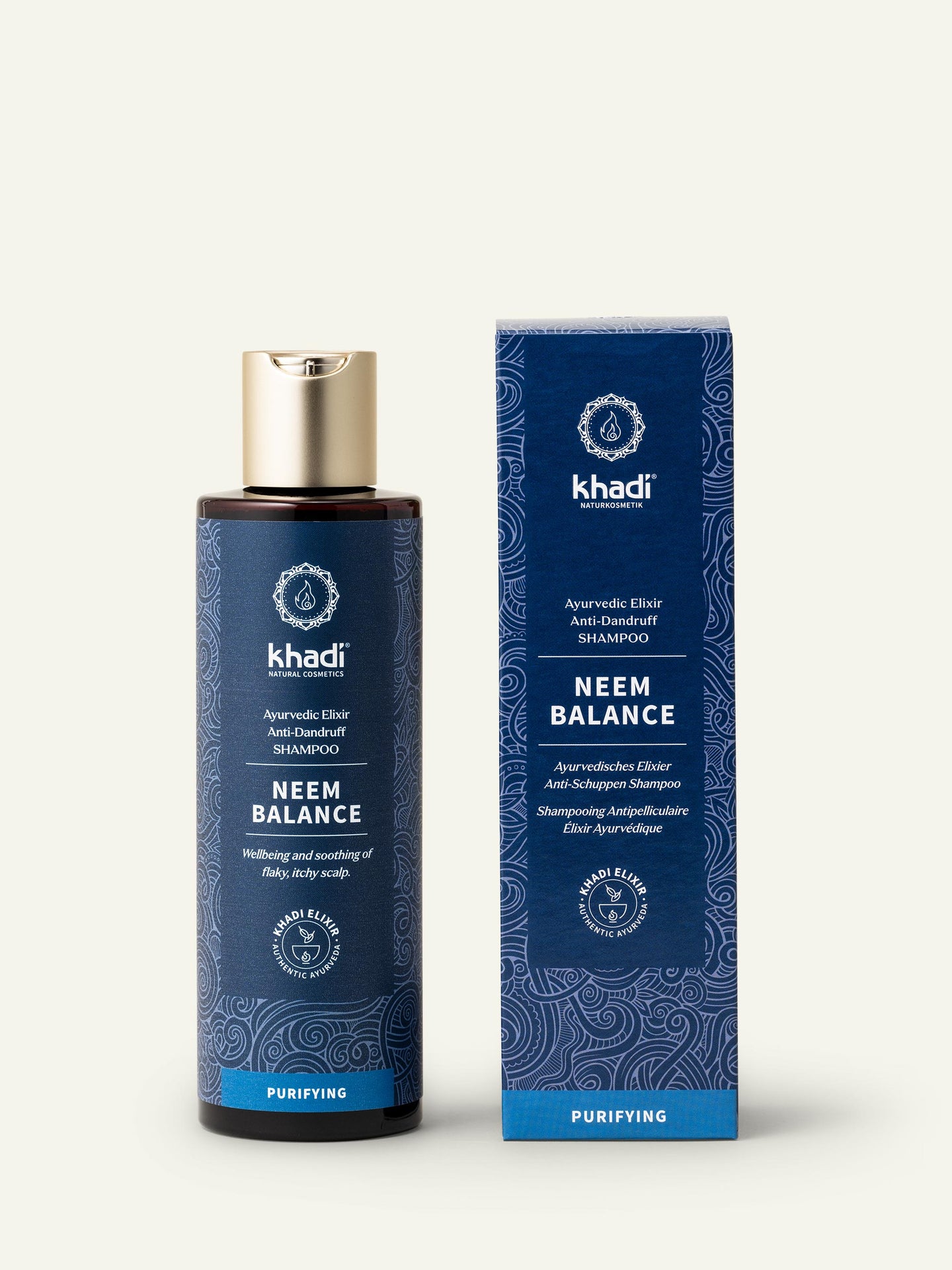 khadi Shampooing Neem – vue groupe avec ID