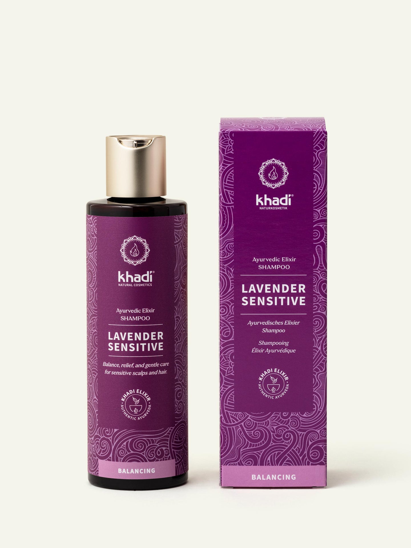 khadi Shampooing Lavande Sensitive – pack groupe
