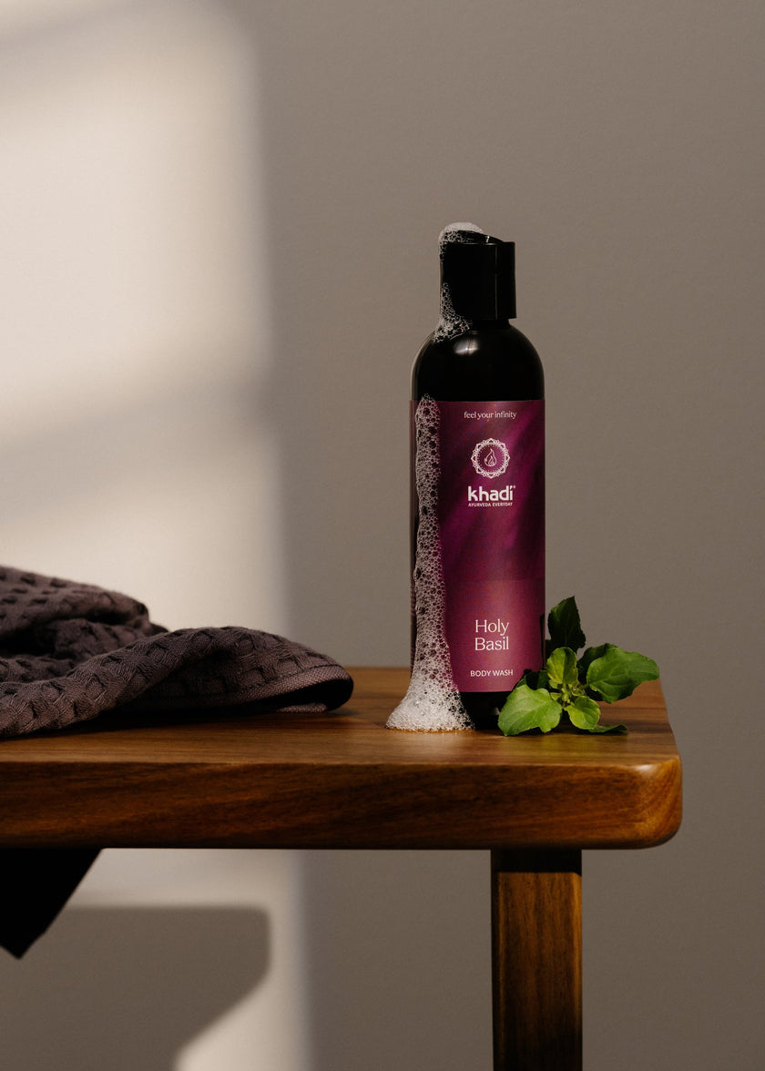 Gel lavant pour le corps Holy Basil, vue de face