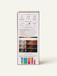 Image de Brun clair transversal, cheveux avec coloration végétale de khadi