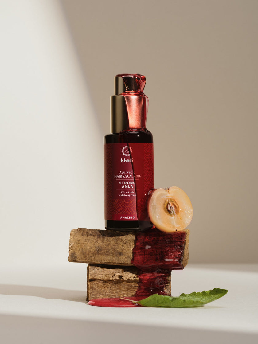 Image de strong amla huile pour cheveux et cuir chevelu, une présentation générale du produit