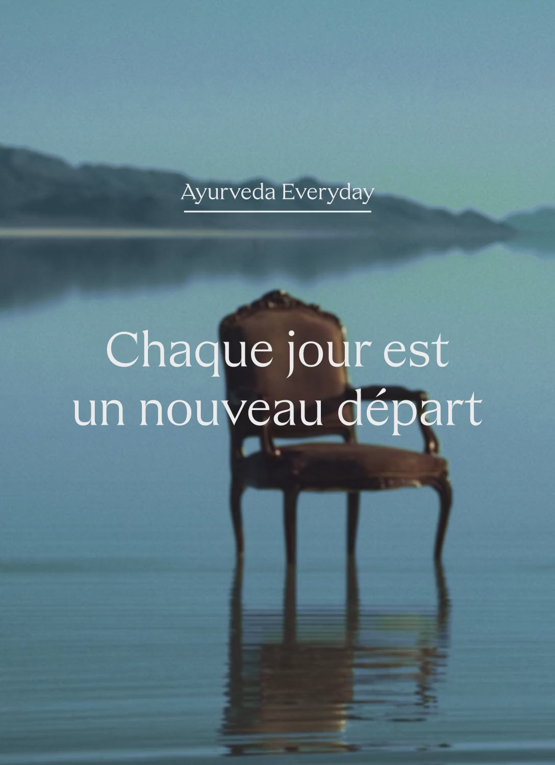 Clip newsletter - khadi Ayurveda Everyday produits corps 