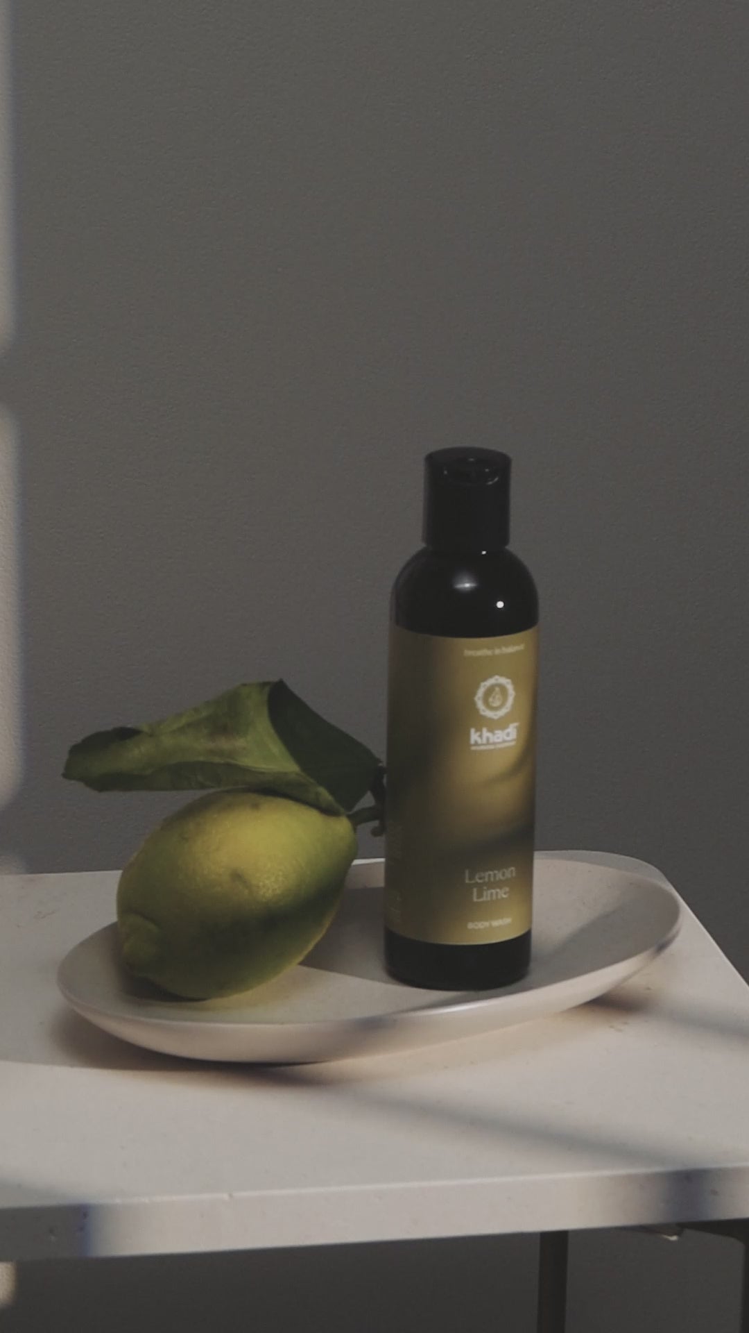 Clip promotion - gel corps et ingrédient citron - format vertical 